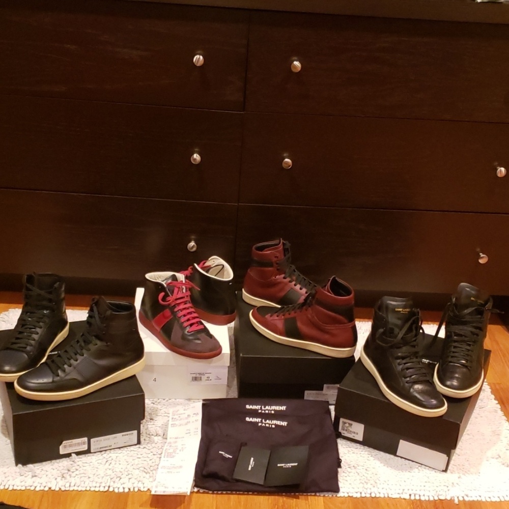 Saint Laurent SL10 and Mason Margiela Bordeaux